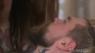 MOM Lonely French desperate housewife cheats on husband with younger man