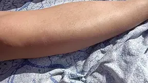 French Cuckold Wife Lets Perverted Cum On Her Hairy Pussy