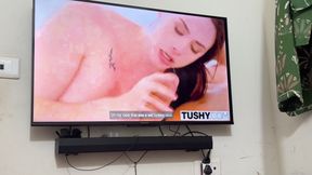 Indian men relax himself after stressful day