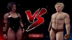Luna DarkMoon VS Johnny Walker Black (Naked Fighter 3D)
