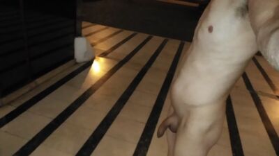 Naked at the mall