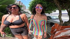 aventuras do casal mattos - entramos numa trilha pra chegar em uma praia e fazer aquela suruba em publico