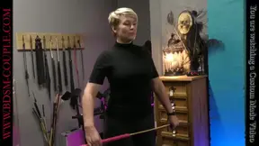 This is stroke 7-12 of the 36 strokes that Mistress Baton gave my slave-husband. He made it through the first 6 ones and the next 6 are also going to sting really bad. His bottom already hurts, and t…