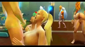 Naruto, Sasuke Goku Tempted by Alluring Anime Wives in Wild Tryst