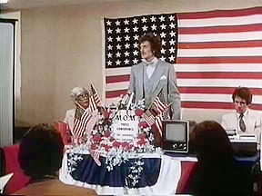 Veronica Hart, Lisa De Leeuw, John Alderman in classic porn clip