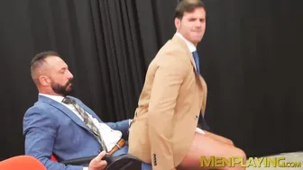 Dani Robles and Xavi Garcia have hardcore office anal sex