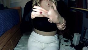 Bunny May Pt6 Rubber Glove Bondage with Masked Girl Fake Tits