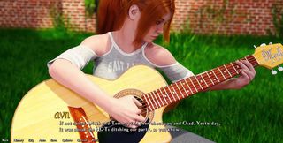 Being a Dik - Going to the Next Step with Cheating Busty Red Head While Learning Her How to Finger Play the Guitar