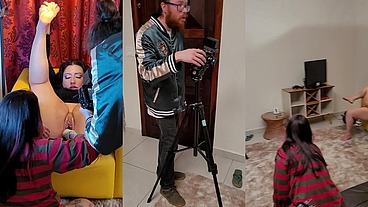 Making of halloween - sonhando com a irmã de krueger com Mila Spook