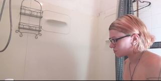 Candid Post-shower Smoke