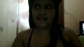 Frightening amateur webcam nympho wanna show off her big rack