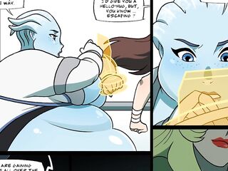 The adventure - Chapter three - Liara Inflation Expansion manga comic