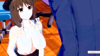 [Eroge Koikatsu ] Touhou Usami Renko massage her melons H 3DCG Gigantic Titted Animated Film (Touhou Project) [Hentai Game Toho