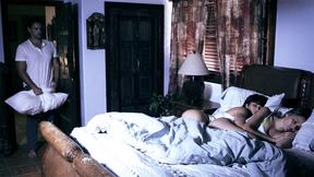 ”Horny step dad fucks lesbian stepdaughters big round ass Latin teen Girlfriend”