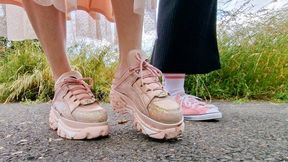 Buffalo vs Chucks rosa