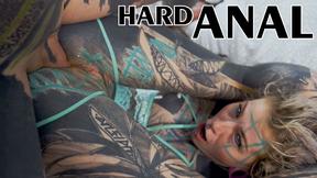 ”Tattoo Chick Anuskatzz Get Banged Balls Deep In Her Booty”