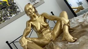 Messy Teen Amateur in Homemade ASMR Sensual Play