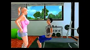 Blonde MILFs Hot Workout Tempts Ron Jeremy in Wild Anime Encounter
