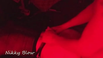Sensual sex in red light