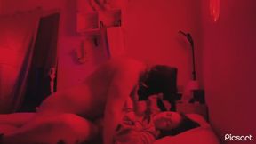 Ghost face breaks in and breeds dumb slut