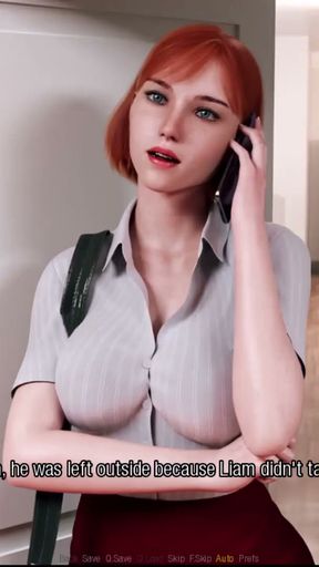 Alice a hard life #1 - Alice started at her new job ... Steven wanted to see Alice ... Liam saw Alice getting undressed   Clip 2