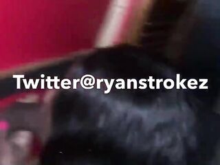 Black goes to real gloryhole