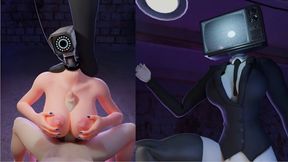 Tv Woman Makes Camera Girl Fuck Me With Her Tits. Skibidi Porn. God, Forgive Me