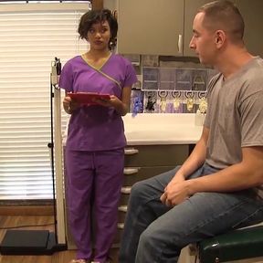 Nurse Jasmine Barnes Drains Dick Dry