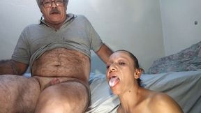 BIANCA CUM EATER - Suck &amp; Fuck With Cum swallow