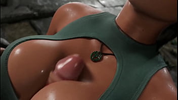 Lara Croft Amazing Titjob/Blowjob Before Getting Her Pussy Fucked