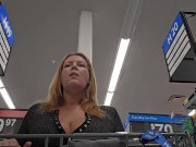 Intense public orgasm with remote control lush toy