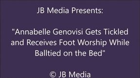 Annabelle Balltied for Tickling and Foot Worship - Alt View - SQ
