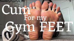 Cum for my GYM FEET