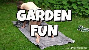 Garden fun with Heli