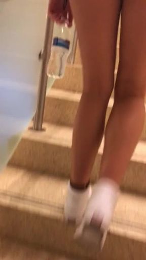 Jean Shorts Candid Teen