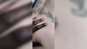 Interracial MILF gets her tight white cooch stretched by a big black BBC