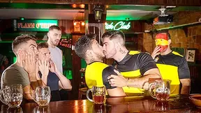 Daniel Montoya Alejo Ospina Go Wild After the Match — Riding Poles Hard – DrillMyHole