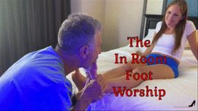 In Room Foot Worship - Rachel Adams And Antickl Foot Massage with Oiled Feet, Wrinkled Soles, Toe Licking, Sole Licking, Toe Sucking, Oily Foot Play MOBILE