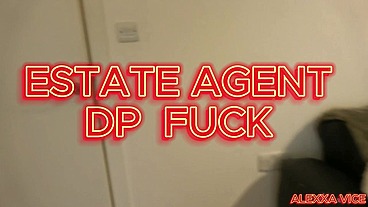 Estate Agent DP fuck