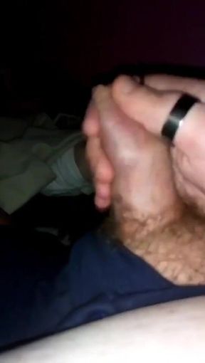 Chubby guy wanking his little cock compilation