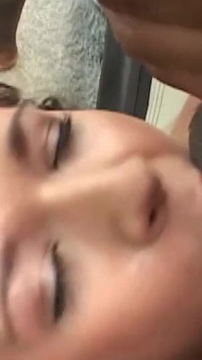 Skinny Honey Lass Works Her Blowjob Magic on the BBC Testicles Despite the Threesome Distraction.