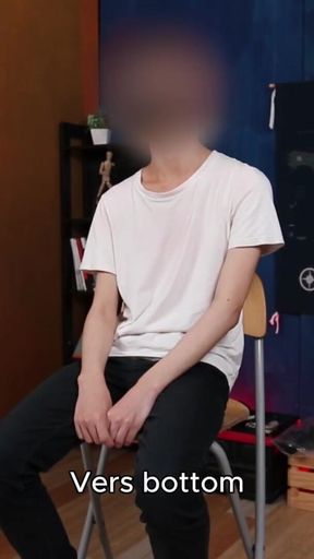 No.ksgh16 Climax Lab Ep.57 Shy Curved-down Stud Too Sensitive, Keeps Falling off the Bed Ep.1