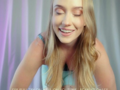 Cute curly brunette solo webcam masturbation