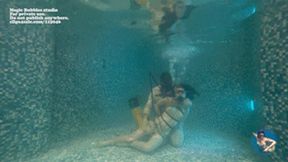 Helen and Aoro bondage nude scuba FHD