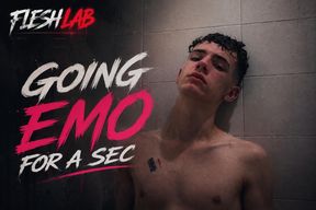 GOING EMO FOR A SEC: Tatted Cuban Twink Shower Solo Spread Ass And Seduction