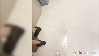 42 years older old dude convinces a bushy pussied bimbos to make her first porno!