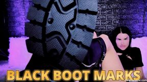 BLACK BOOT MARKS