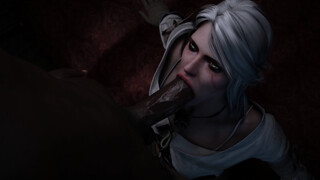 Witcher Ciri Giving a Blowjob