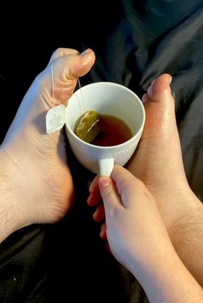 Tea Bag Tipping Toes! ☕️🦶🏻: FinDom, FootDom, Feet Seller