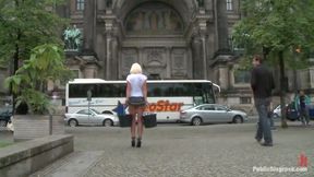 Best Of Europe: Beautiful German Milf Bound And Fucked In Public